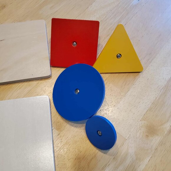 Montessori Shape Puzzles Color and Size - Homeschool Preschool - Picture 5 of 5